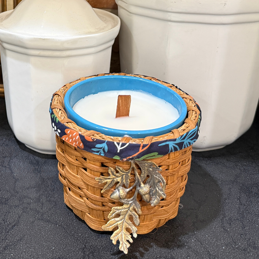 Fall Candle in Basket