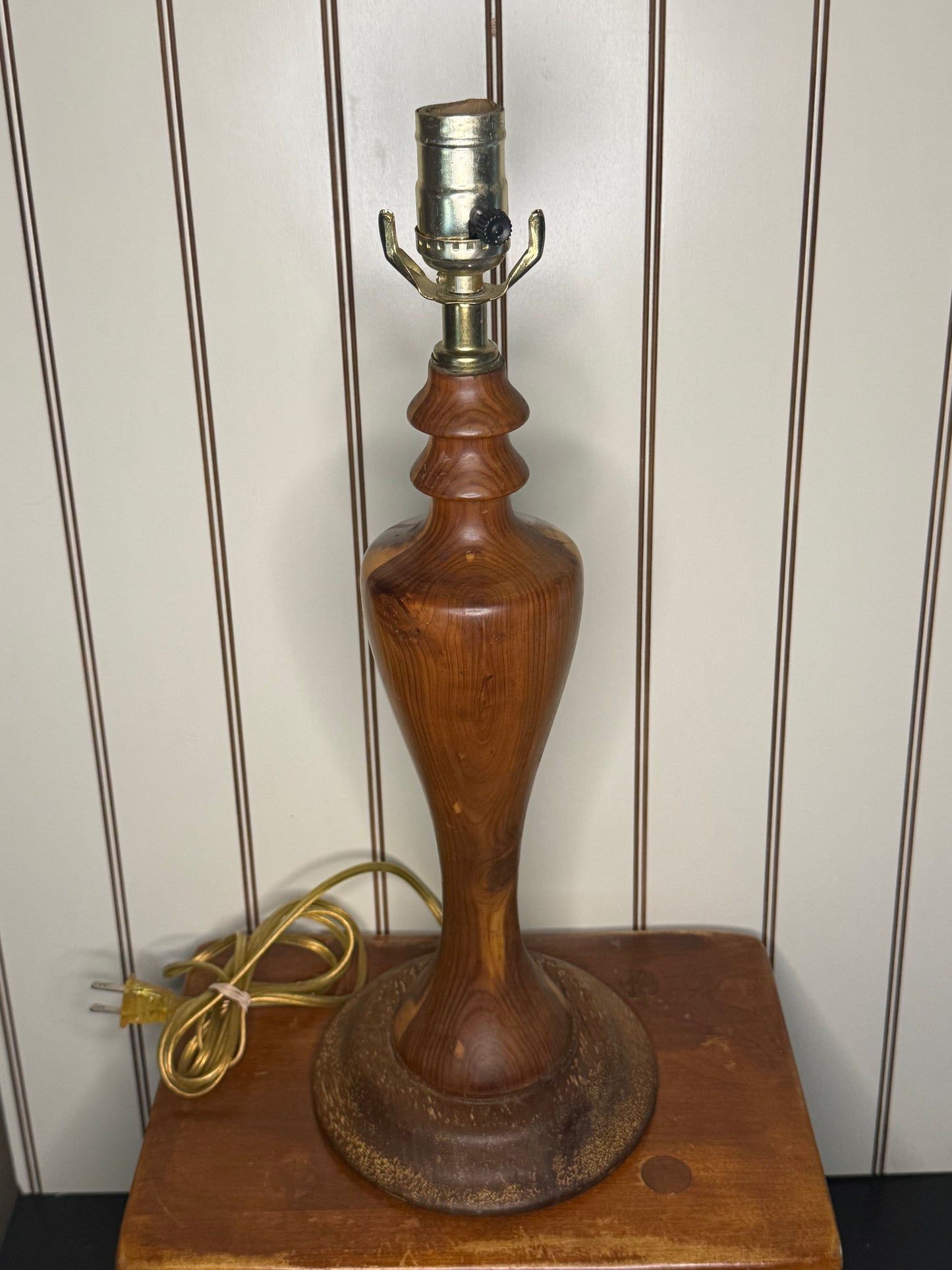Vintage Wood Lamp