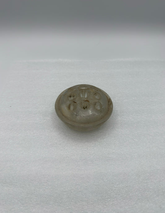 Vintage Glass Flower Frog