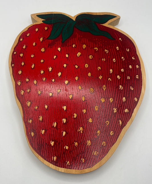 Large Strawberry Plaque