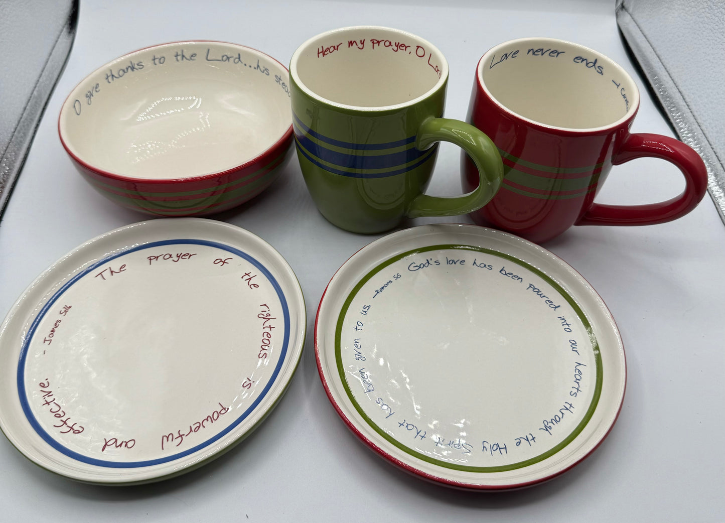 Inspirational Dish Set (5 pieces)