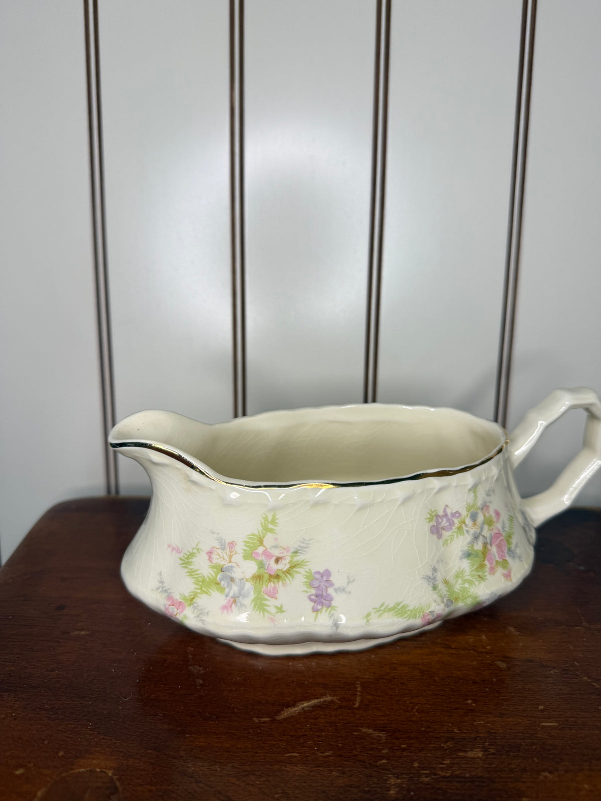 Vintage Crooksville Gravy Boat