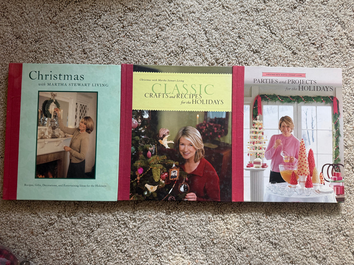 Martha Stewart Decorating Books (set of 3)