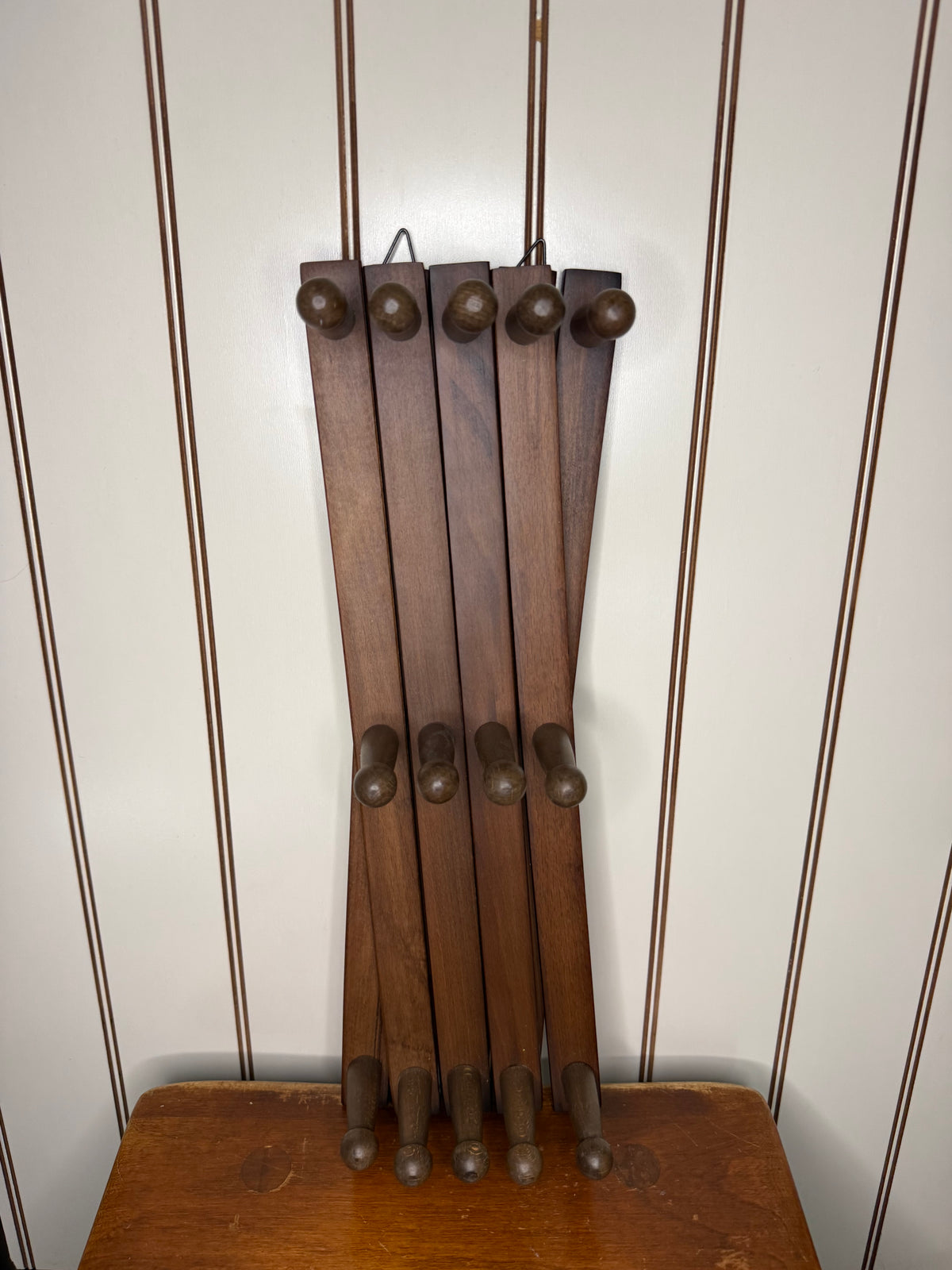 Vintage Expandable Hat Rack