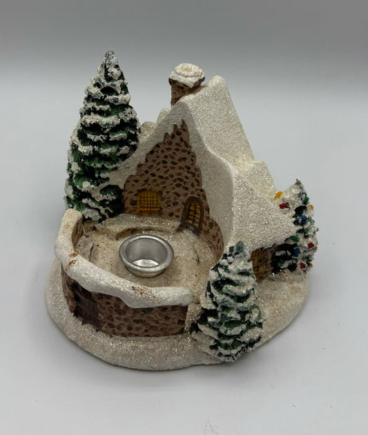 Thomas Kincaid Memories of Christmas Candleholder