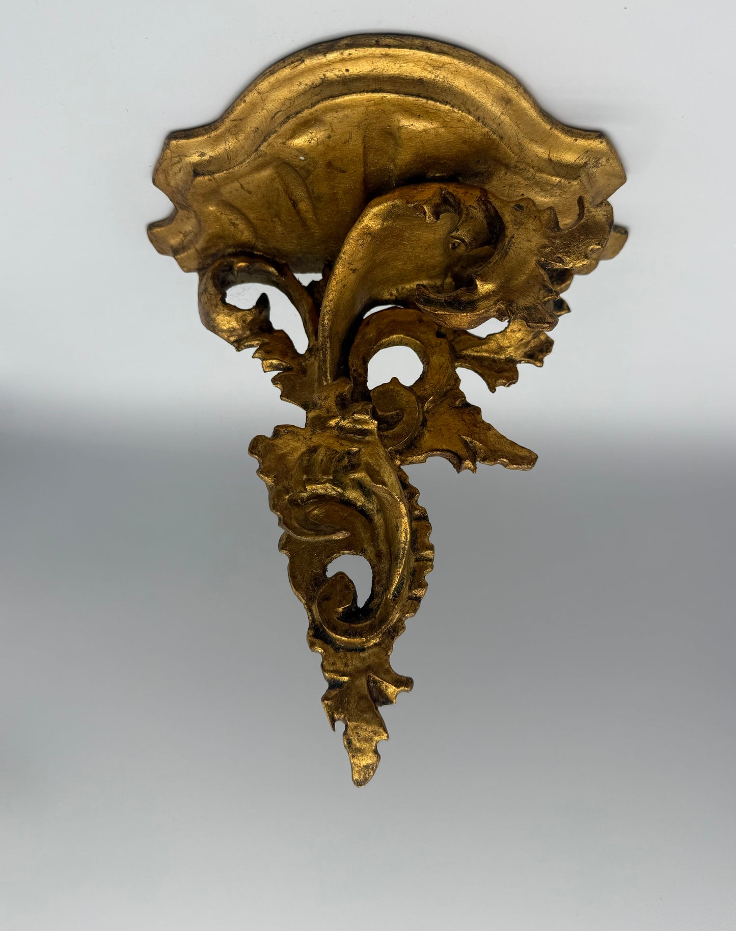 Ornate Gold Wood Shelf