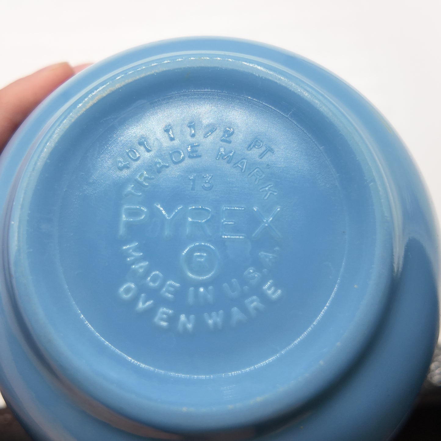 Three piece Pyrex Mixing Bowl Set (Delphite Bluebell)