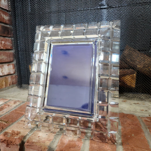 Vintage Mikasa Cut Glass Picture Frame